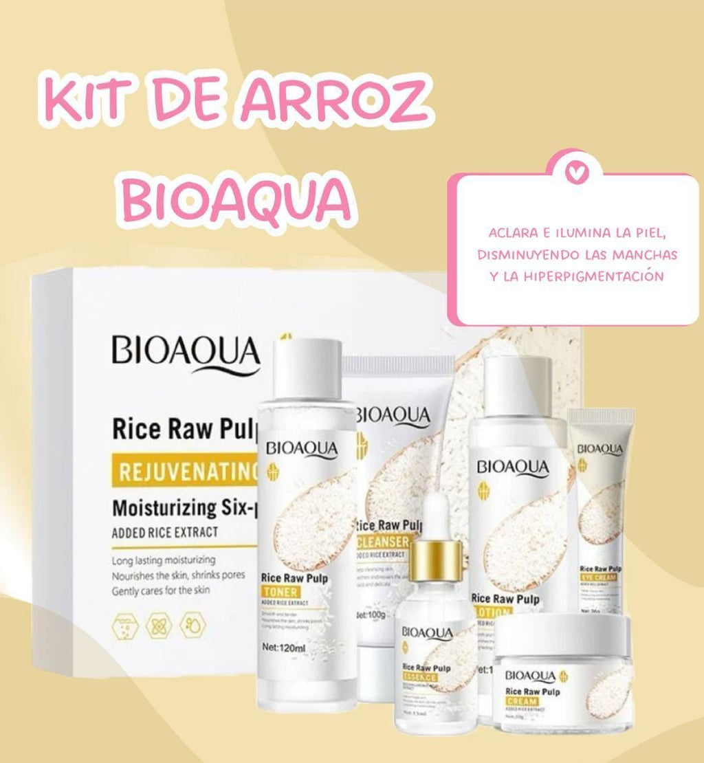 Kit Glowify Rice Glow - Rutina Facial iluminadora